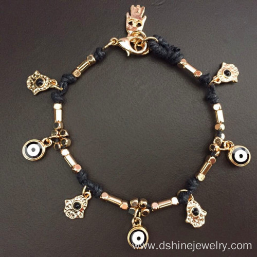 Handmade Lucky Turkey Evil Eye Wholesale Bangle Bracelet